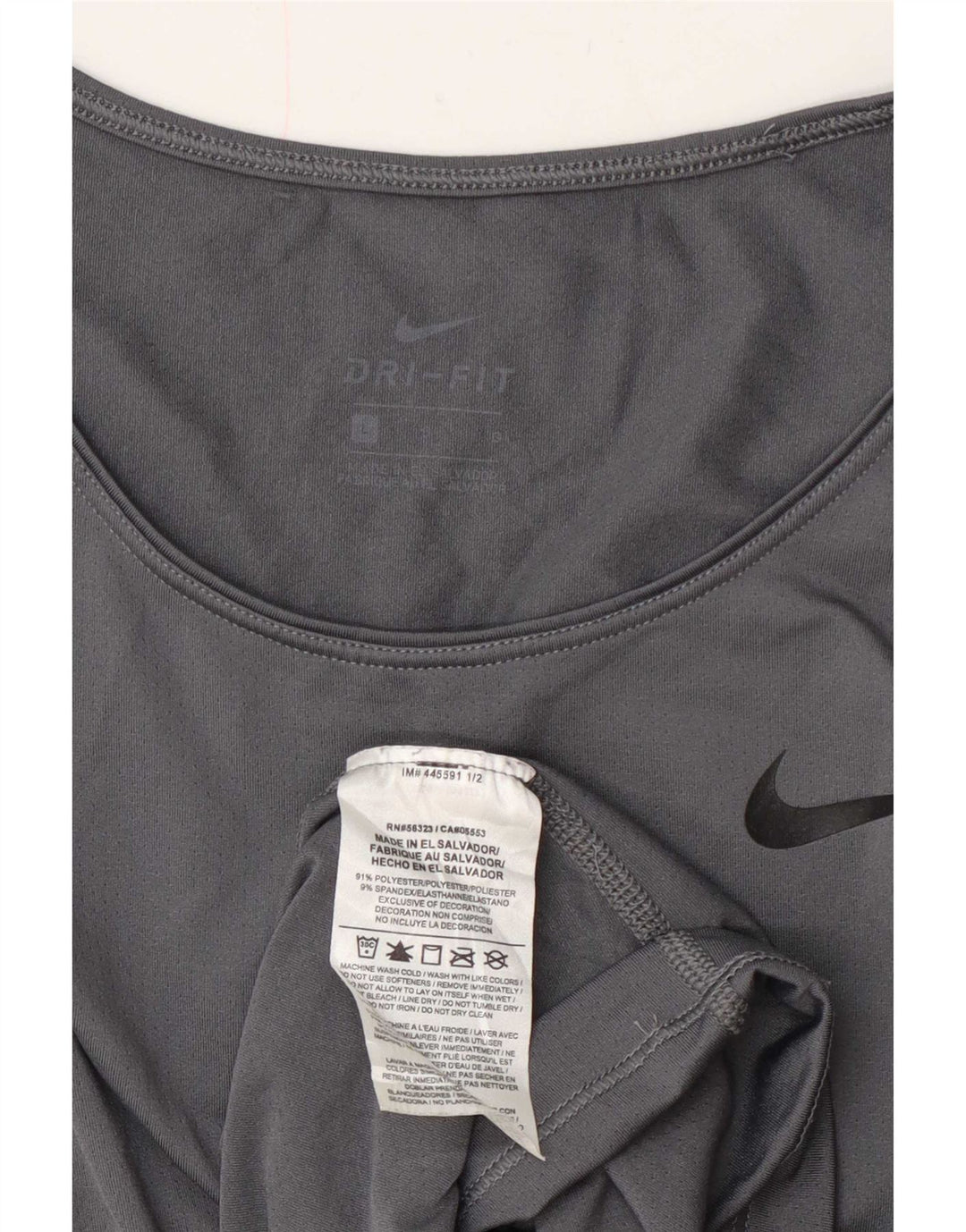 Nike Ženska majica kratkih rukava Dri Fit UK 16 Large Gray Poliester