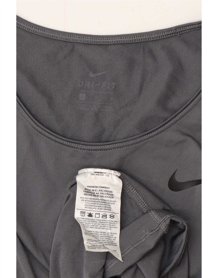 Nike Ženska majica kratkih rukava Dri Fit UK 16 Large Gray Poliester