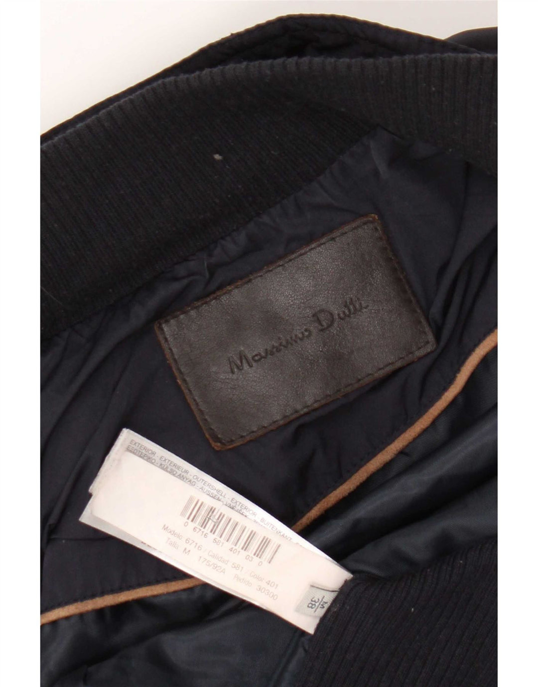 Ženska prošivena jakna Massimo Dutti EU 38 srednje tamnoplave boje