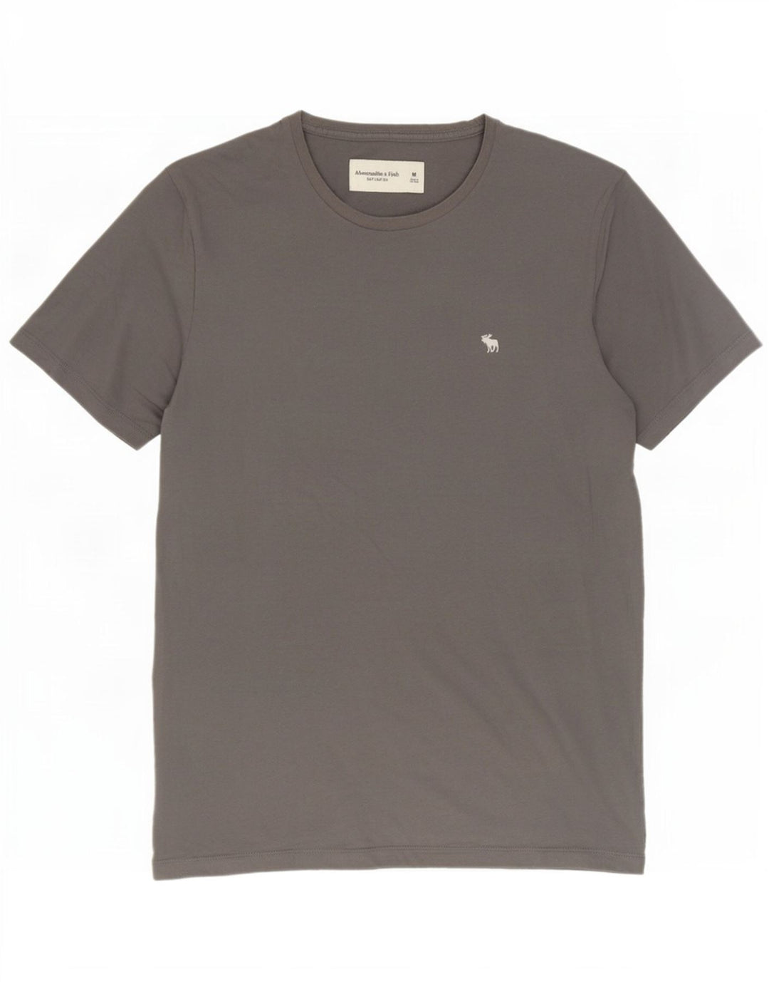 Abercrombie & Fitch muška majica kratkih rukava Srednje sivi pamuk