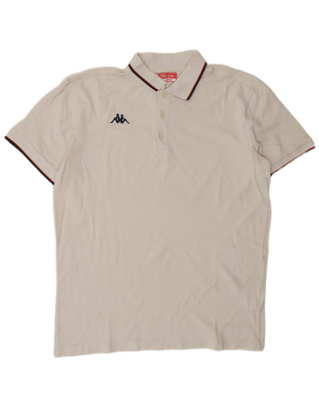 Kappa muška polo majica XL bijeli pamuk