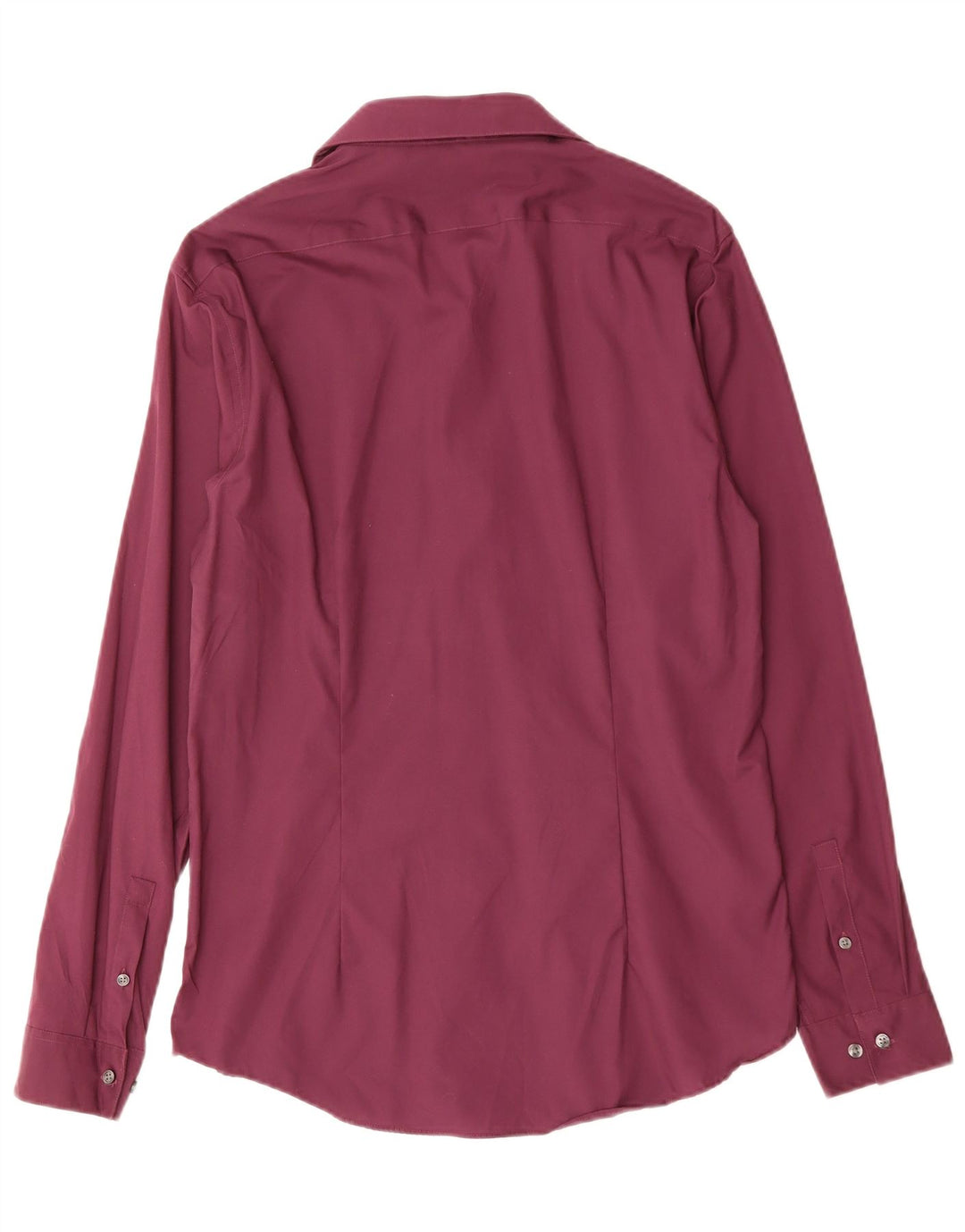 CALVIN KLEIN muška pripijena košulja veličina 39 15 1/2 srednje tamnocrvena pamuk