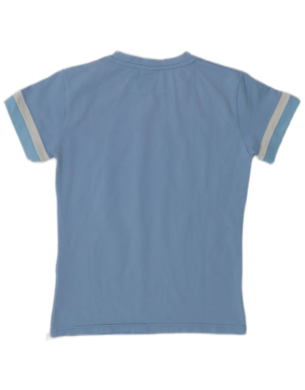 Nike Ženska majica kratkih rukava UK 14/16 Large Blue Colourblock