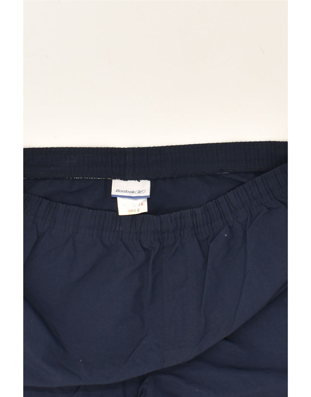 REEBOK Mens Sport Shorts Medium Navy Blue Vintage Reebok and Second-Hand Reebok from Messina Hembry 