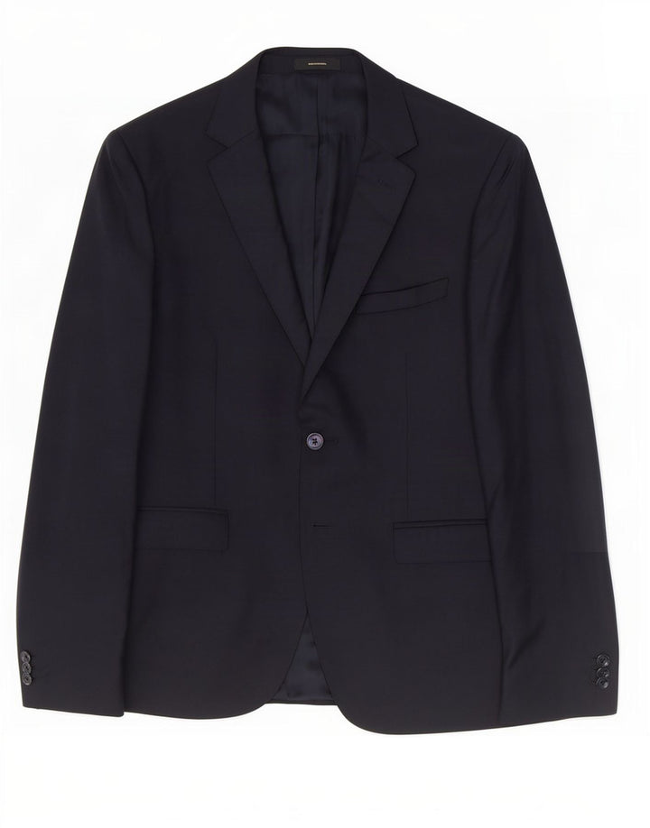 Massimo Dutti muška jakna s 2 gumba EU 52 velika tamnoplava