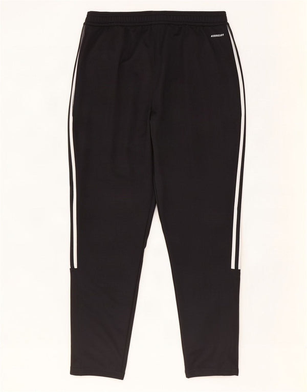 Adidas Mens Aeroready Tracksuit Trousers Joggers XL Black Polyester