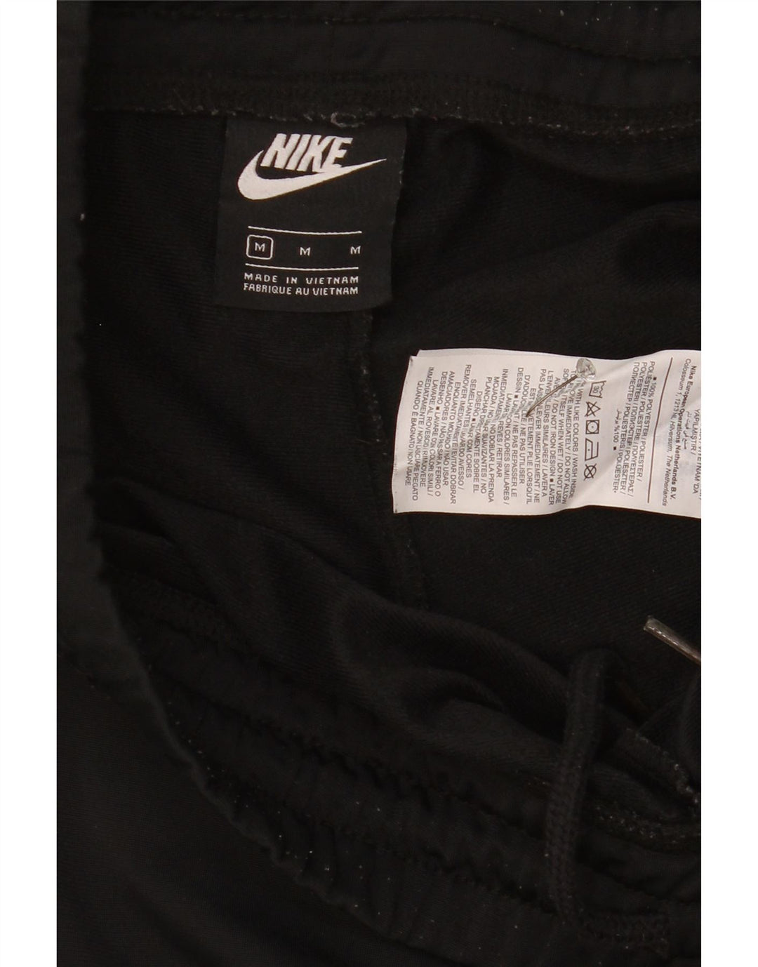 Nike muške trenirke srednje crne poliesterske hlače