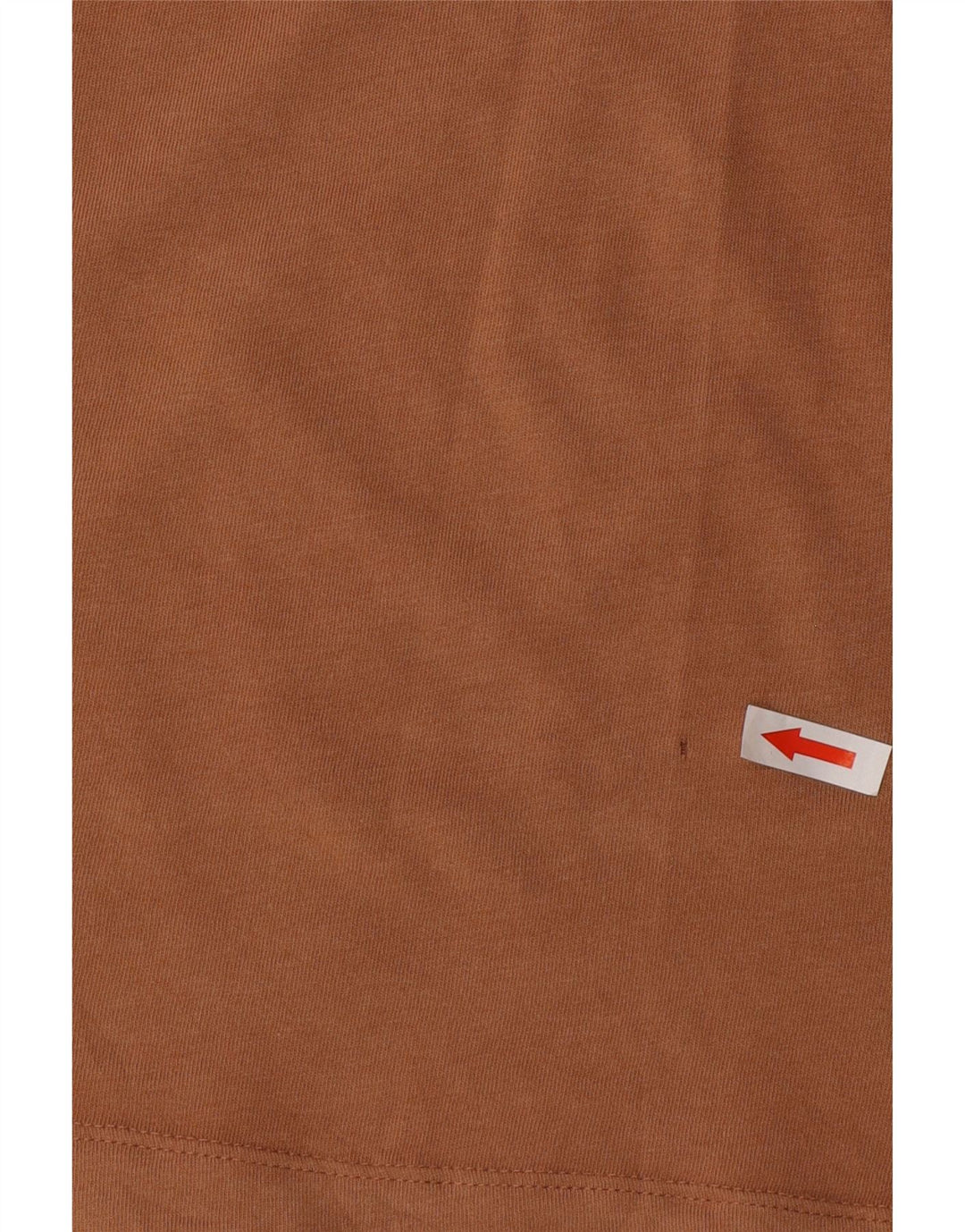 Nike Mens T-Shirt Top Small Brown Cotton