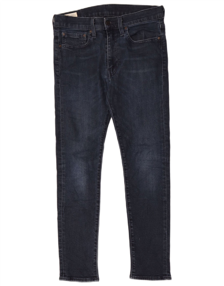 Levi's muške uske traperice W32 L30 tamnoplavi pamuk