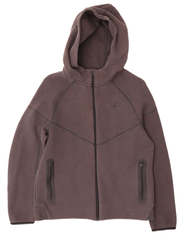 Nike Boys Zip Hoodie pulover 13-14 Years XL sivi pamuk