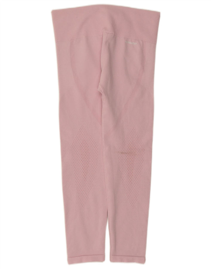Adidas ženske Capri tajice UK 12 Srednje ružičasti poliester