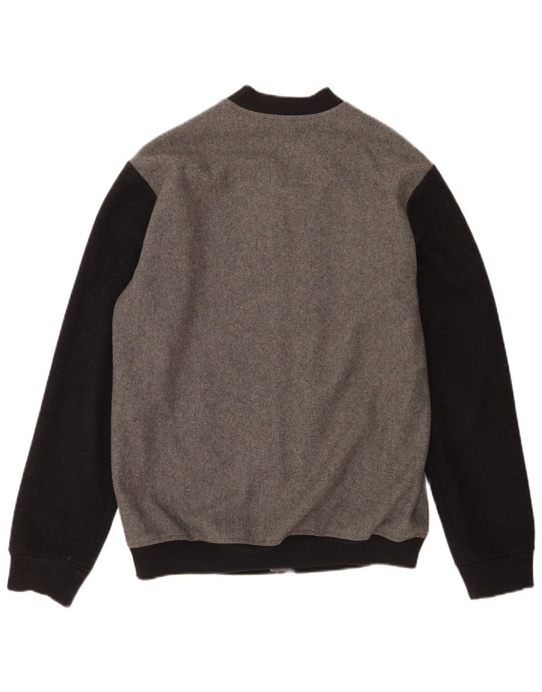 Gianni Lupo muška bomber jakna UK 40 Large Grey Colourblock Wool