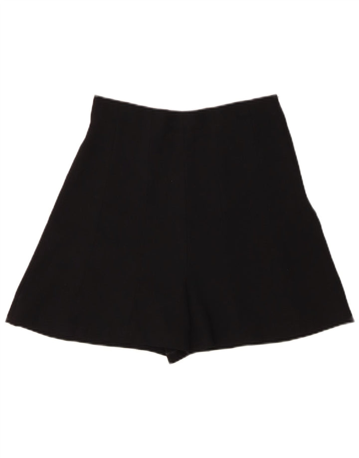 ZARA Womens High Waist Casual Shorts Medium W28  Black