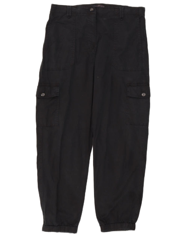 Marks & Spencer Ženske Joggers Cargo hlače UK 16 Large W34 L26 Mornarsko plava