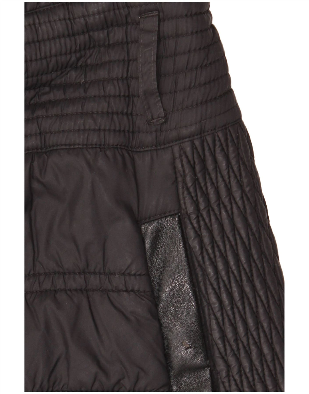 Muški podstavljeni kaput Karen Millen UK 10 Mali crni poliamid