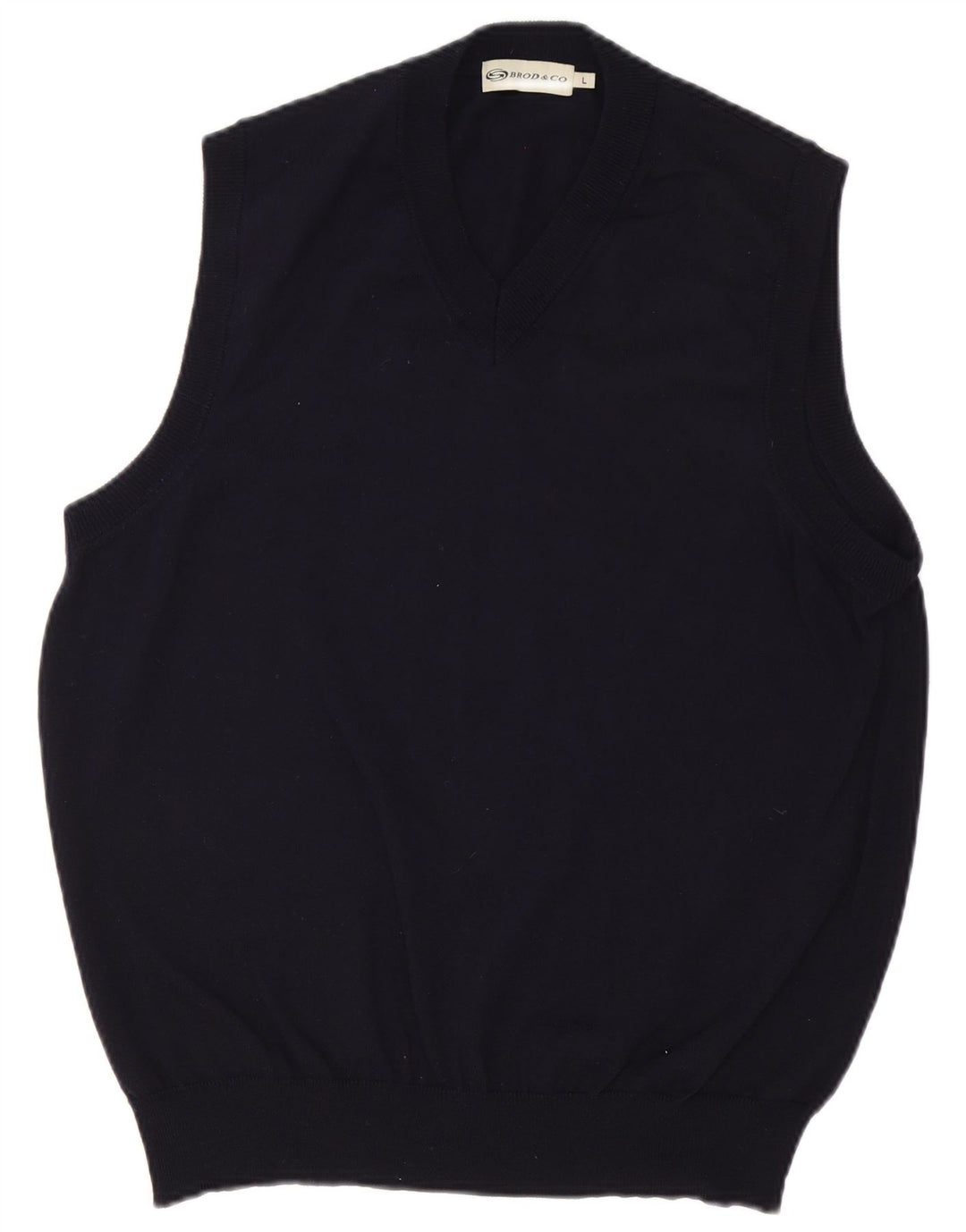 Vintage muški prsluk/tank top, velika veličina, tamnoplava, poliakrilik
