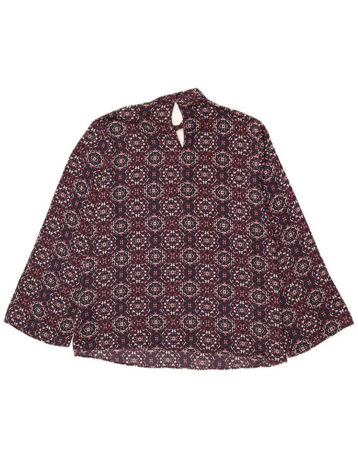 Marks & Spencer ženska majica s apstraktnim uzorkom UK 22 3XL tamnoplava