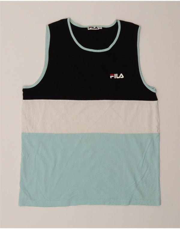 Fila Boys Vest Top 15-16 Years Multicolored Colourblock