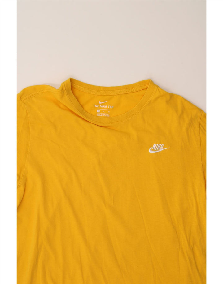NIKE Mens T-Shirt Top Medium Yellow Cotton Vintage Nike and Second-Hand Nike from Messina Hembry 