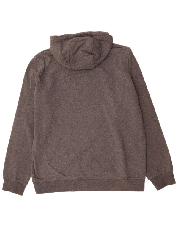 Helly Hansen Mens Graphic Hoodie Jumper XL Grey Cotton