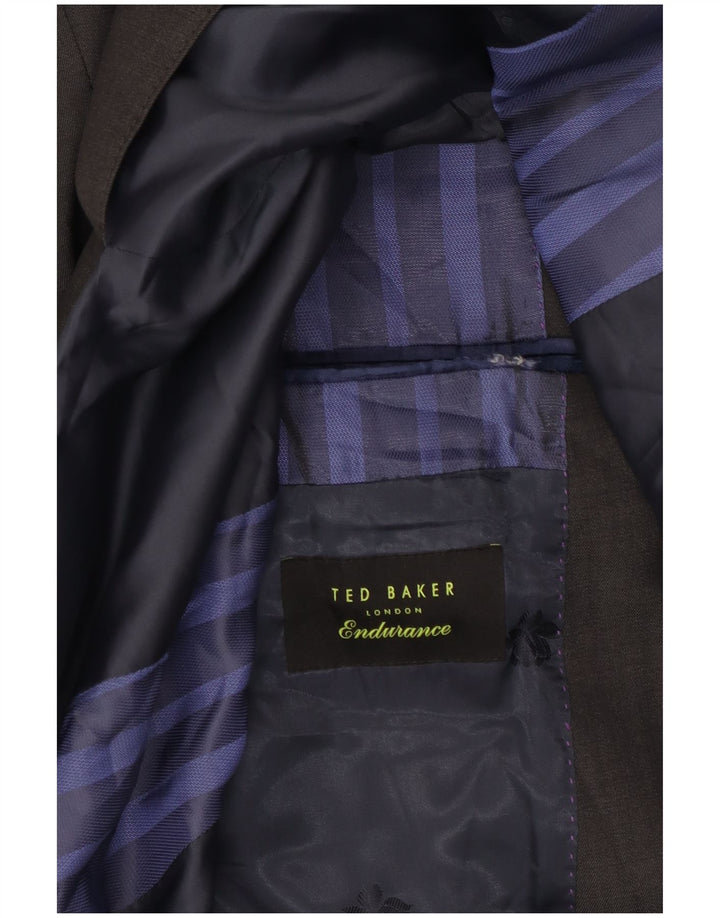 Ted Baker muška jakna s 2 gumba UK 38 srednje siva vuna
