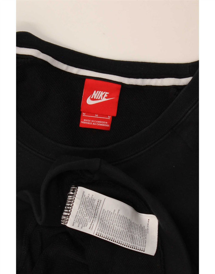 Nike muška majica srednje veličine, crni pamuk
