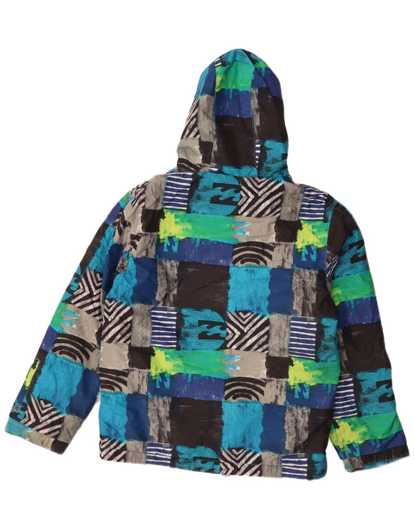 Billabong Skijaška jakna s kapuljačom za dječake 13-14 godina XL Raznobojni patchwork