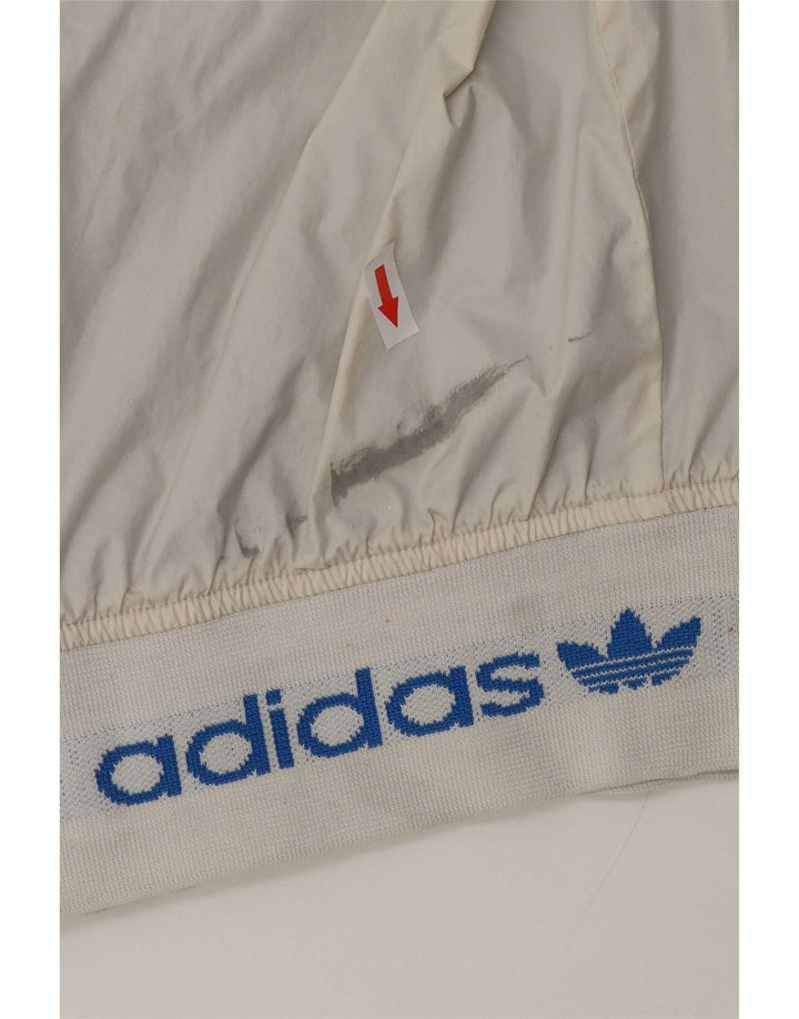 Adidas muška grafička jakna s kapuljačom UK 38 srednje bijele boje