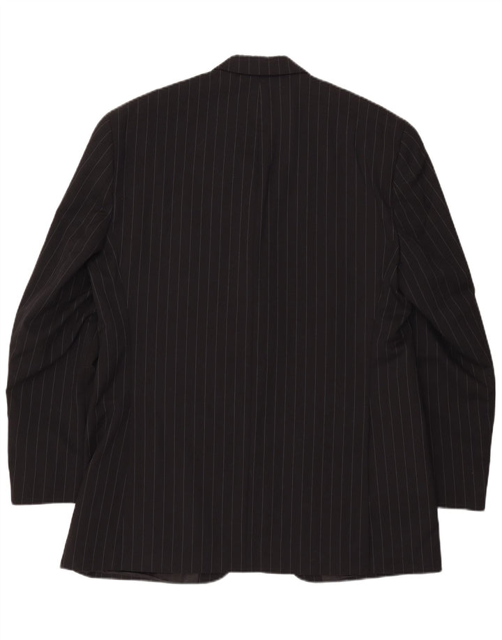 CHAPS Muška jakna sako s 3 gumba UK 42 XL crne vunene pruge