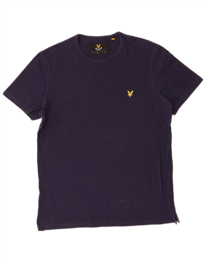 Lyle & Scott muška majica kratkih rukava srednje tamnoplavi pamuk