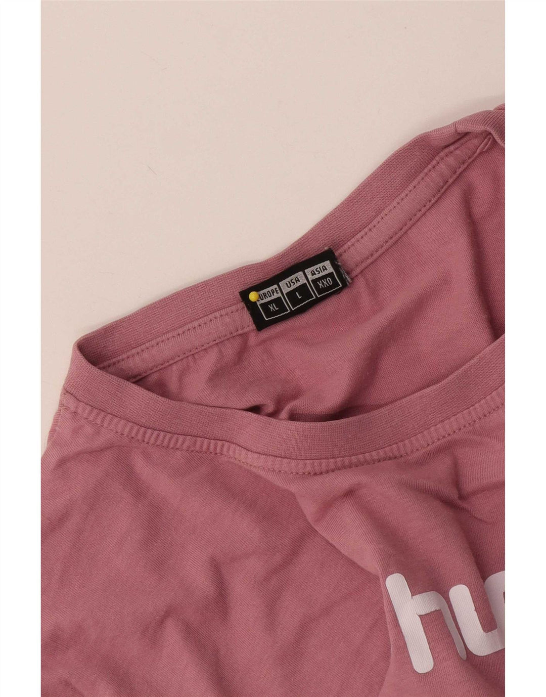 Velika ružičasta muška majica s grafičkim motivima Hummel