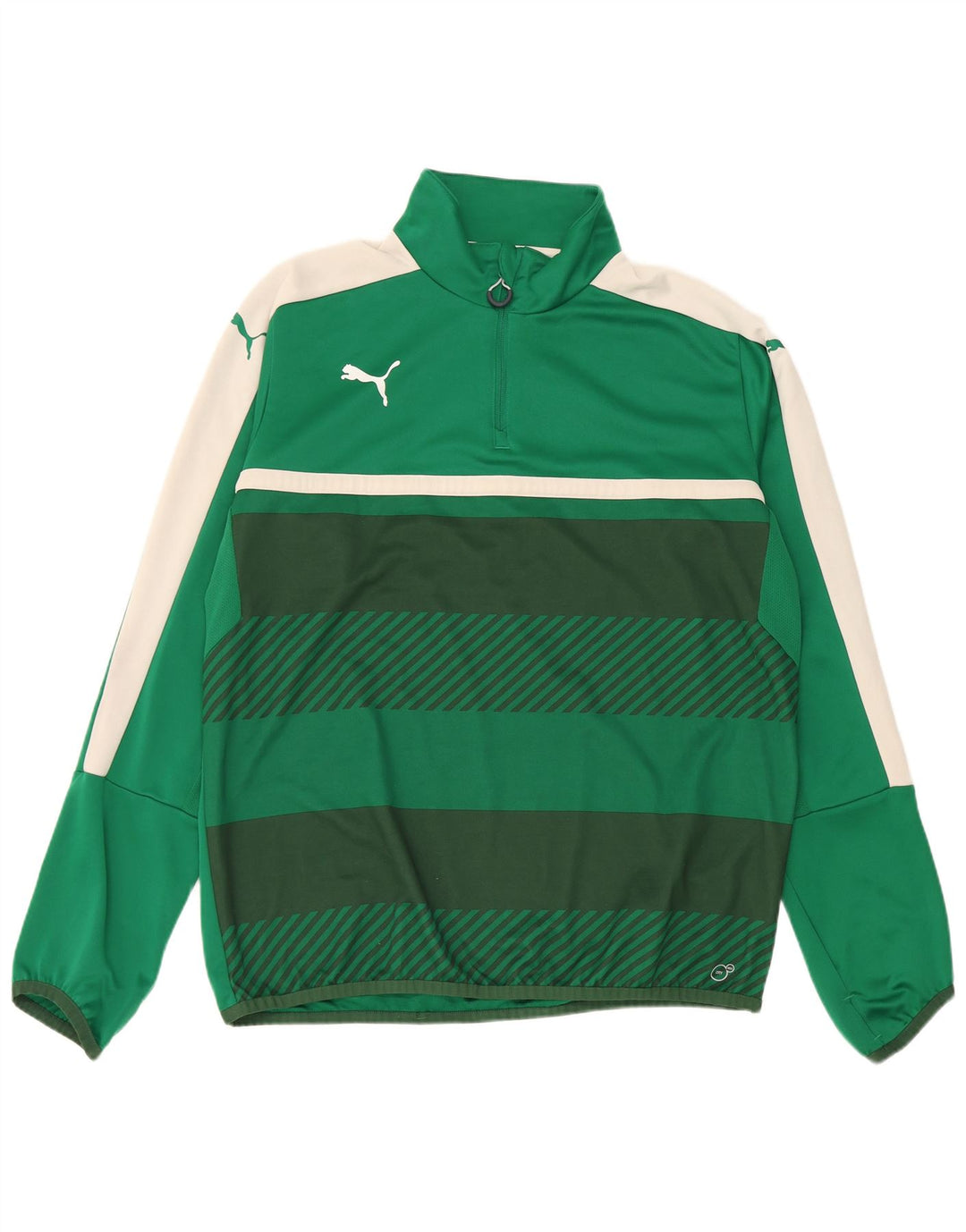 Puma muški pulover s izrezom i gornjim dijelom trenirke XL od poliestera zelene boje