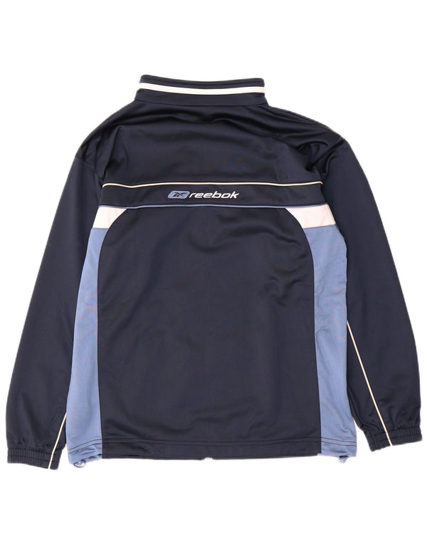 Gornja jakna trenirke Reebok Boys Graphic 15-16 Years Navy Blue Colourblock
