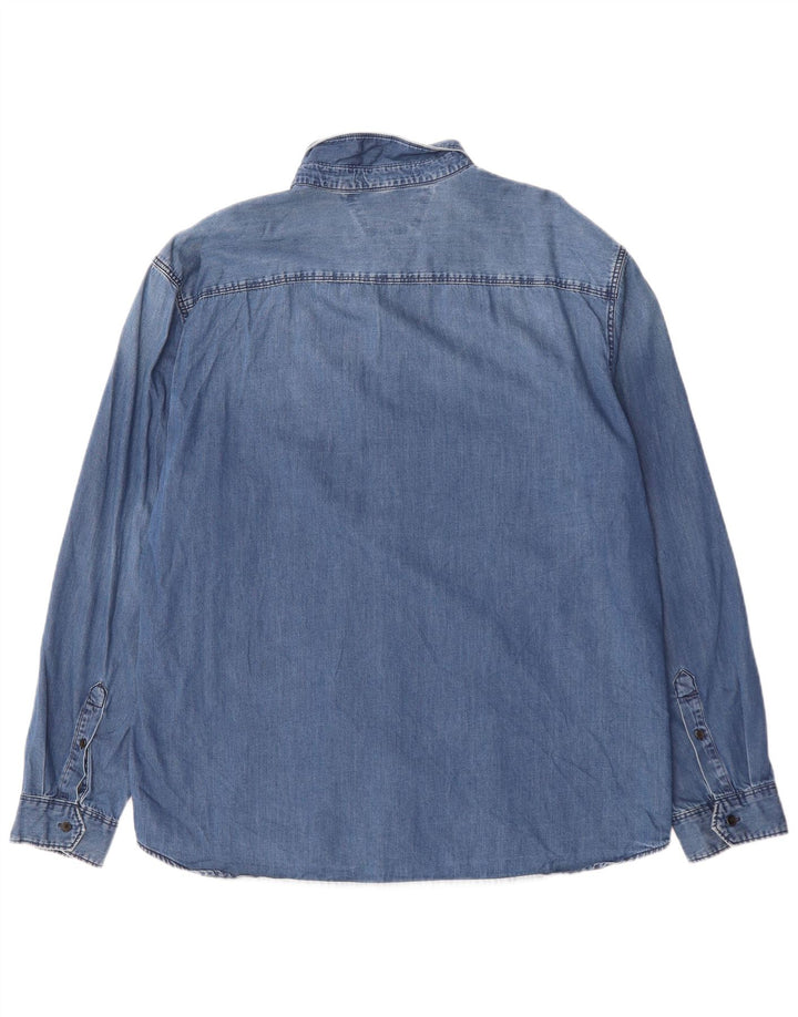 CALVIN KLEIN JEANS Muška traper košulja XL plavi pamuk