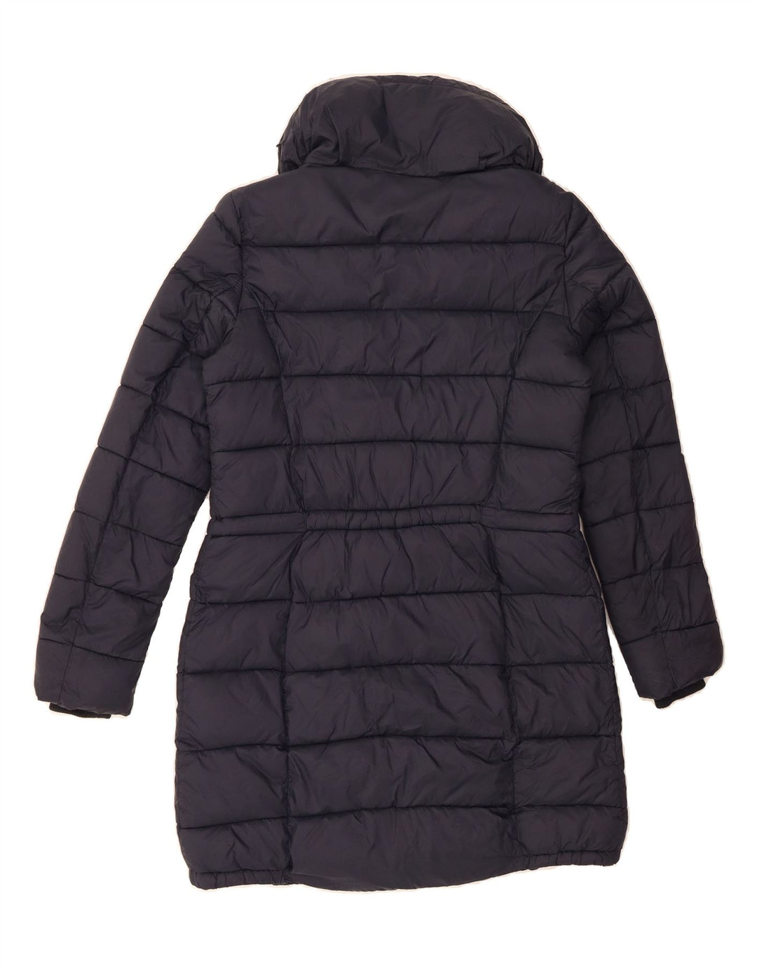 MASSIMO DUTTI Womens Padded Coat UK 14 Medium Navy Blue Nylon Vintage Massimo Dutti and Second-Hand Massimo Dutti from Messina Hembry 