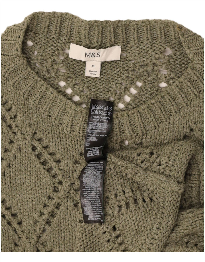 MARKS & SPENCER Muški kratki prsluk bez rukava srednji kaki argyle/dijamantni pamuk