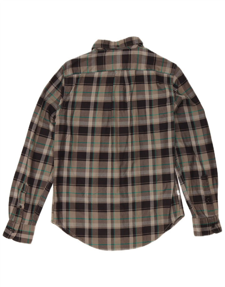 Levi's muška uska flanelska košulja malenog sivog kariranog pamuka