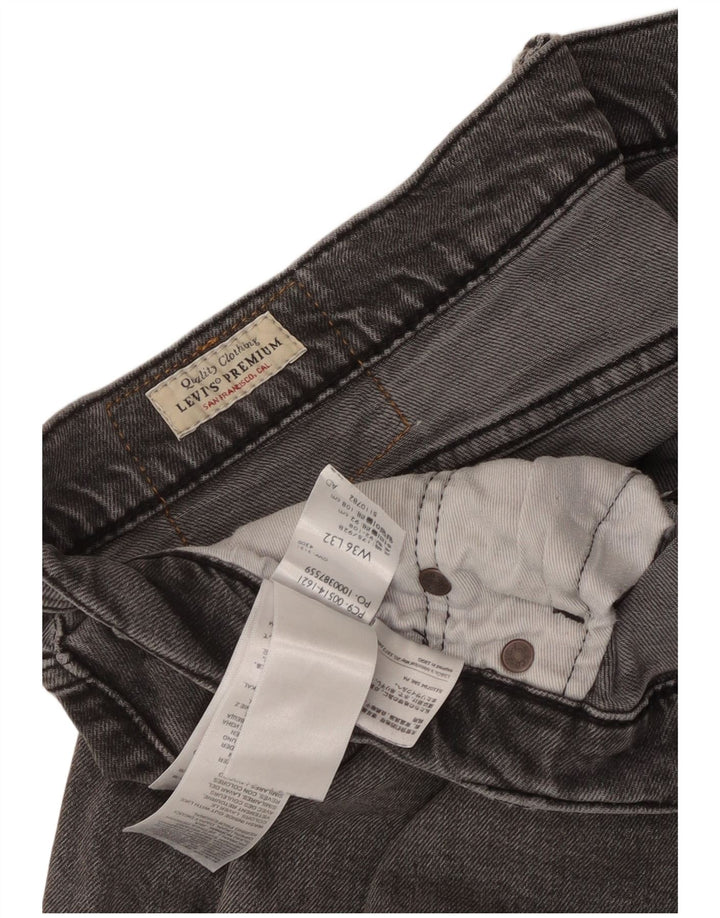Levi's muške 514 ravne traperice W36 L32 sive pamučne klasične
