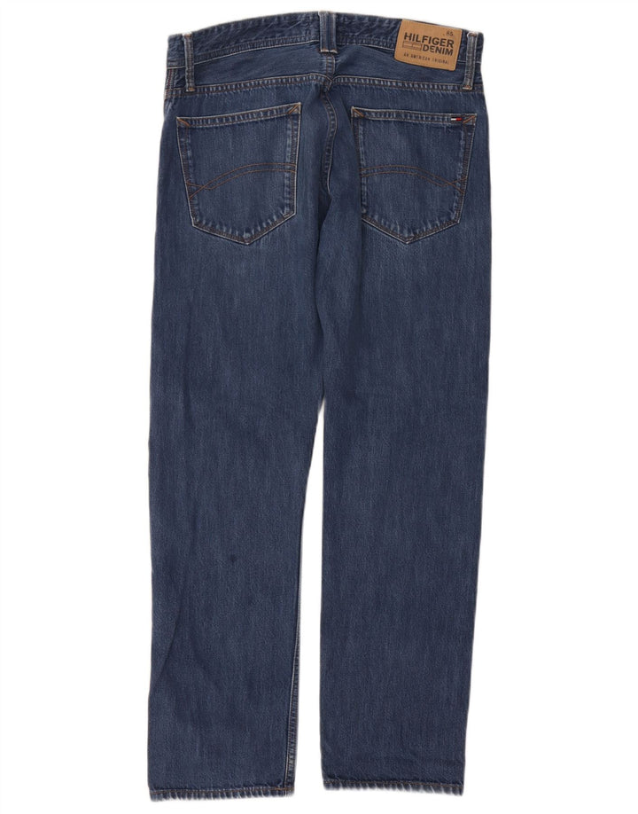 Tommy Hilfiger muške ravne traperice W31 L30 plavi pamuk