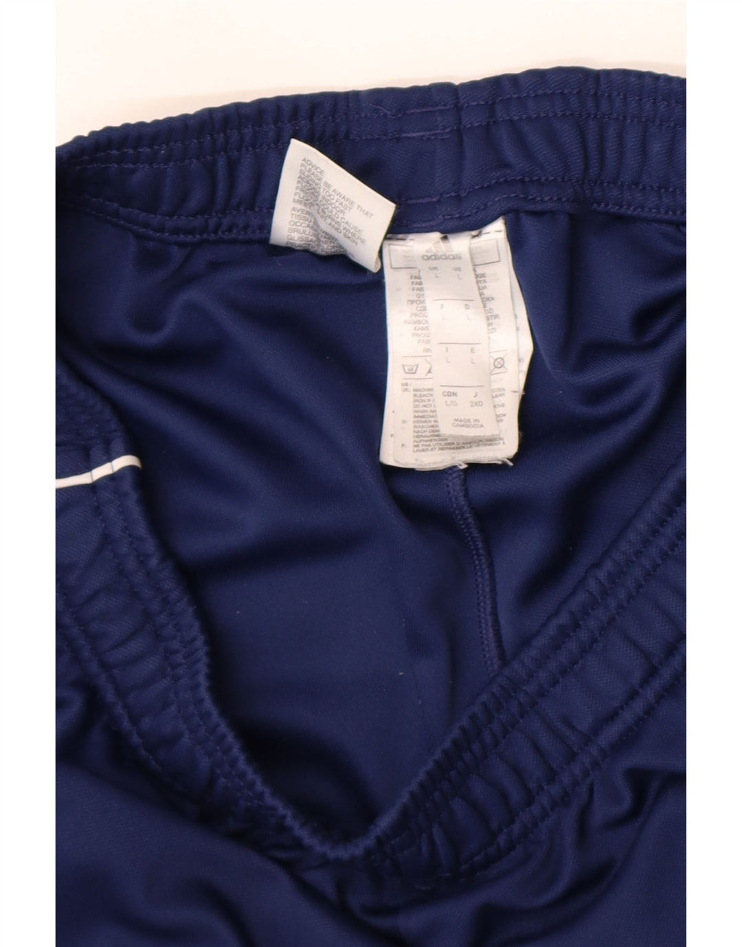 Adidas muške hlače od trenirke velike plave poliesterske boje