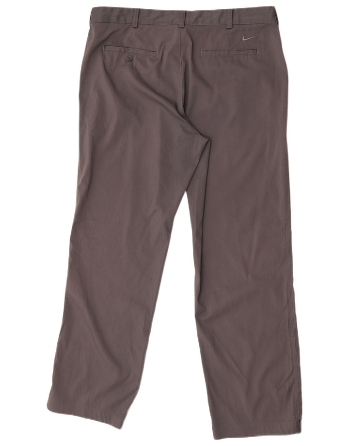 Nike muške Dri Fit Straight Chino Hlače W36 L30 Sivi Poliester