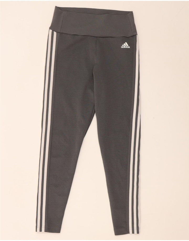 Adidas ženske Aeroready kratke tajice UK 12/14 srednje sive poliester