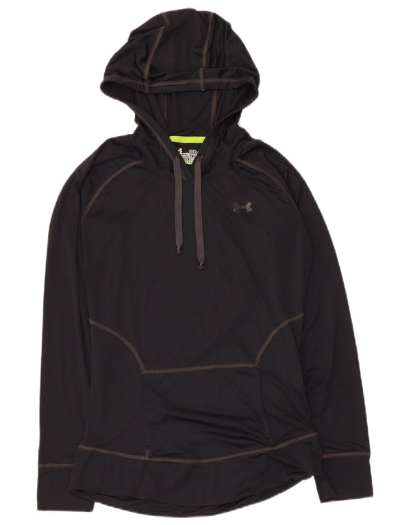 Ženska majica Under Armour Heat Gear s kapuljačom dugih rukava UK 10 Mala crna
