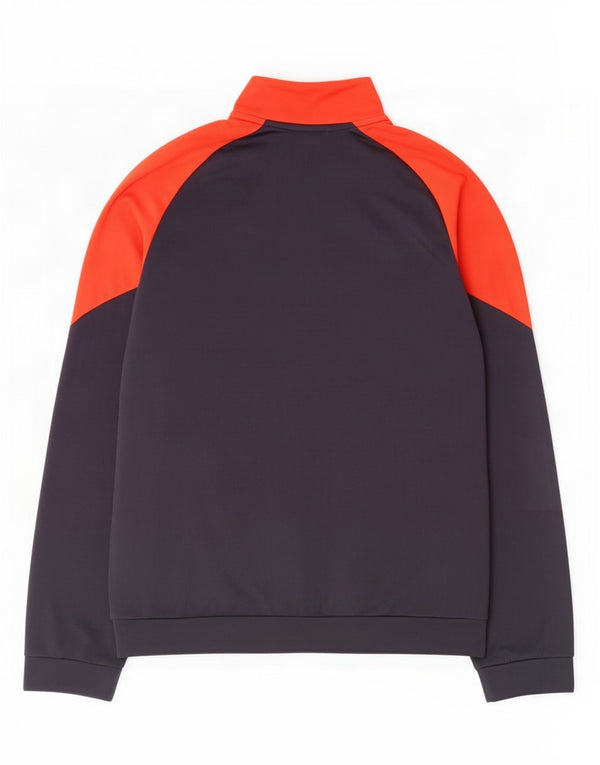 Puma Boys Graphic Tracksuit Top Jacket 15-16 Years Navy Blue Colourblock
