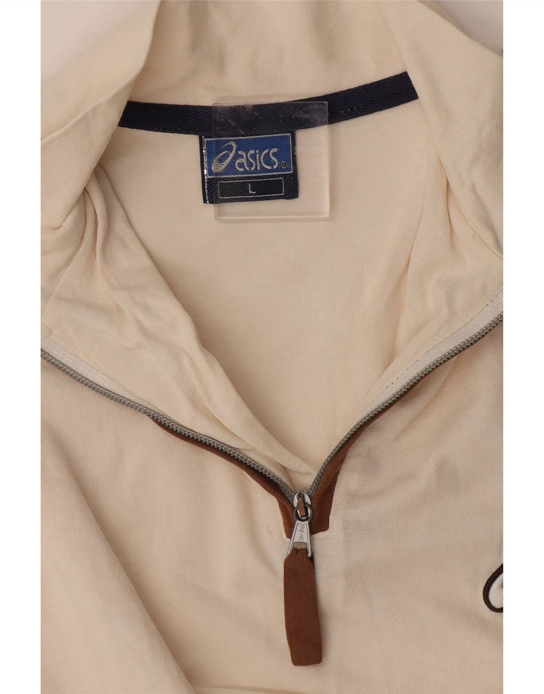 ASICS muška majica kratkih rukava s patentnim izrezom, velika sivobijela