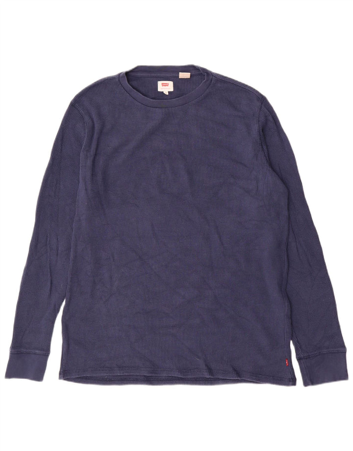 Levi's muška majica dugih rukava srednje tamnoplave boje