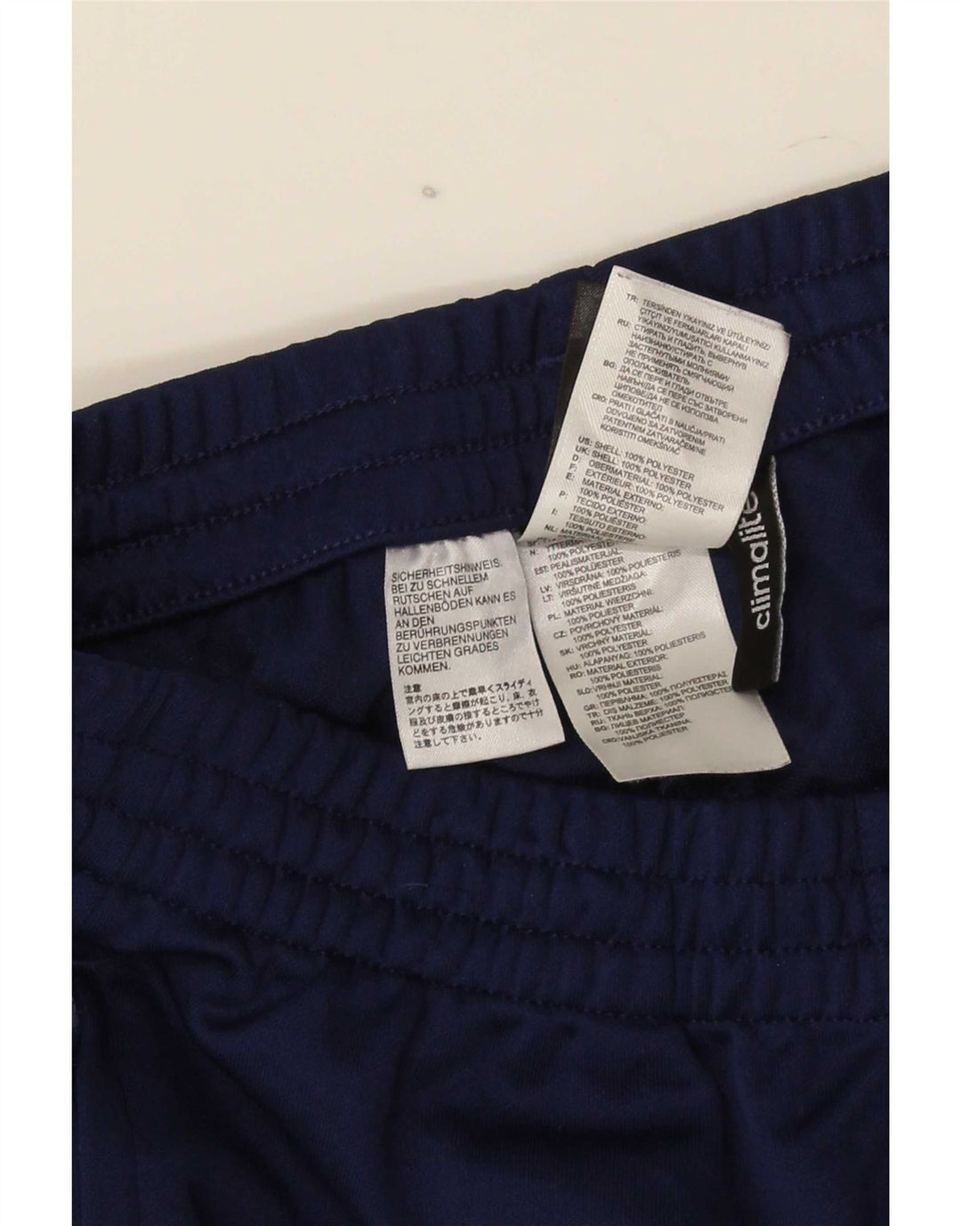Adidas muške trenirke Climalite male tamnoplave hlače od poliestera
