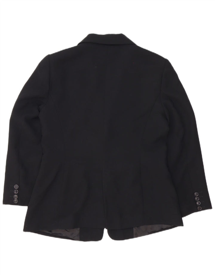 Zara ženski sako sa 2 gumba EU 44 XL crni poliester