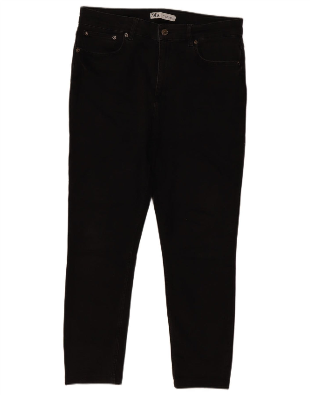 Zara ženske uske traperice EU 44 XL W34 L24 crne