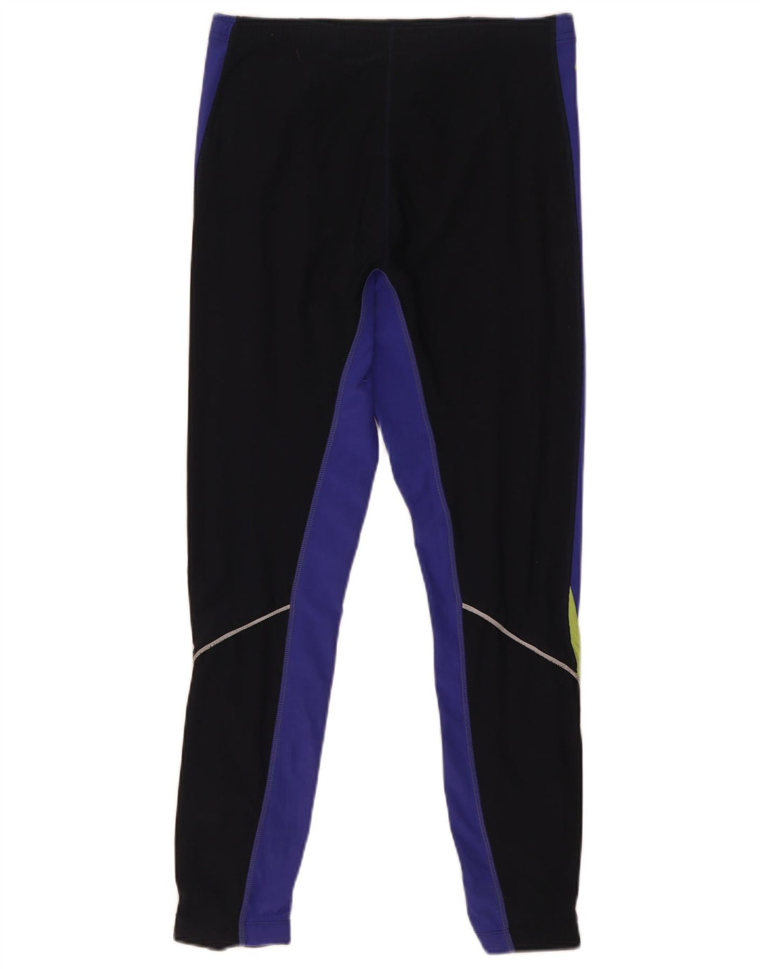 Nike Muške Dri Fit Leggings UK 38/40 Medium Black Colourblock Poliester